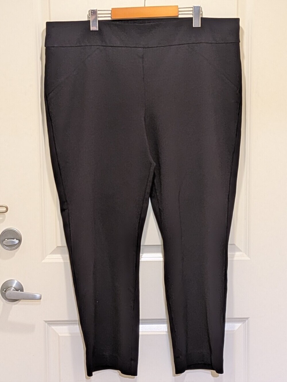 EUC In Every Story 2XP Black Viscose Blend Boot Cut Dress Slacks